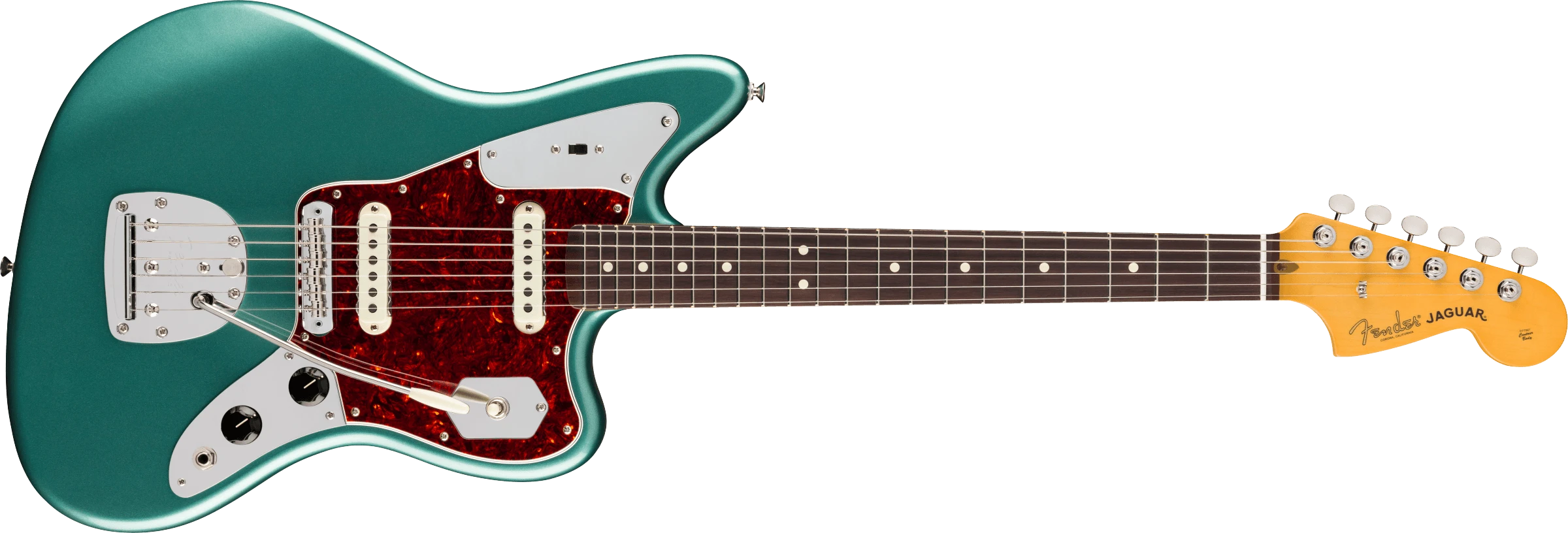 Fender Jaguar AM Pro Classic Faded Sheerwood Green